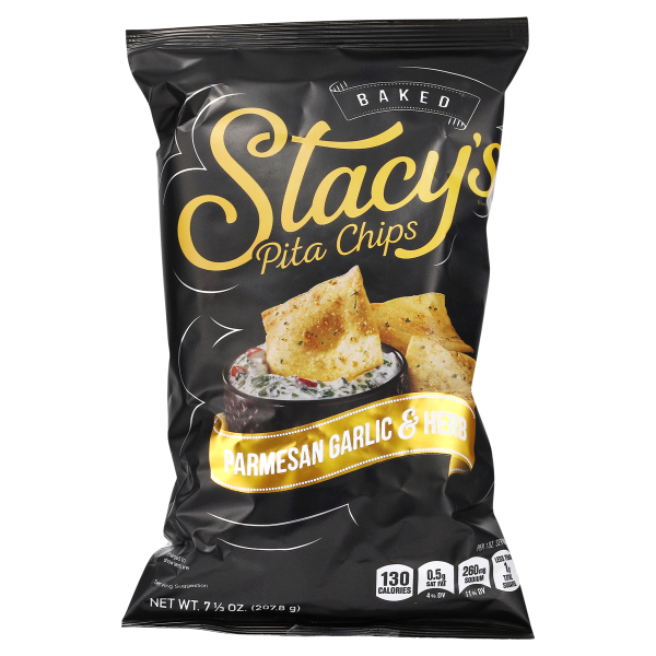 Stacys Pita Chips Parmesan Garlic & Herb 7.3oz 12ct